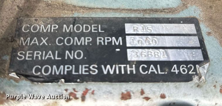 image for item OG9248 1986 Brunner  air compressor