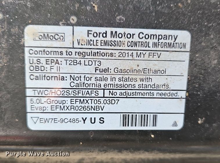 image for item OG9414 2014 Ford F150  SuperCrew pickup truck