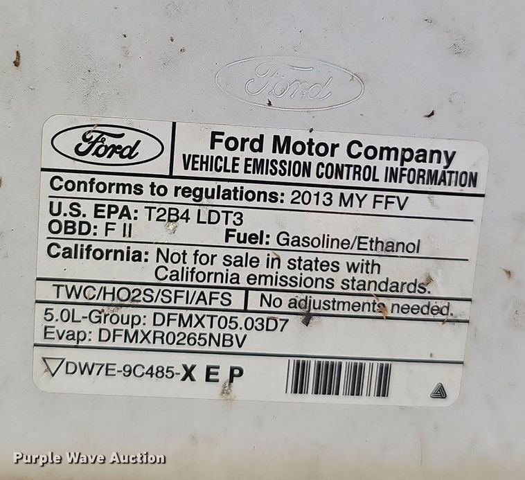 image for item OG9416 2013 Ford F150  SuperCrew pickup truck