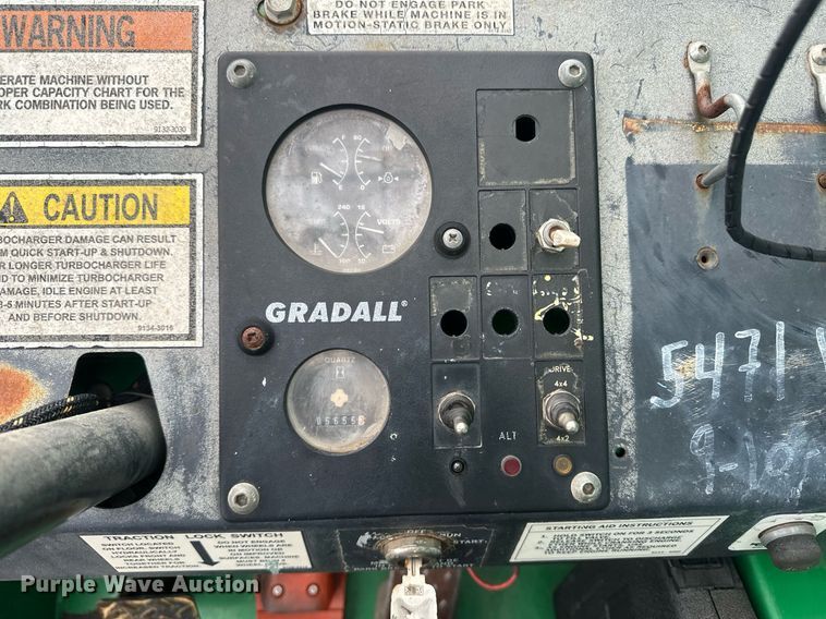 image for item DH1805 2007 Gradall 534D9-45  telehandler