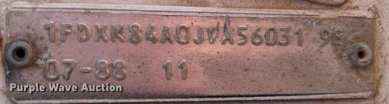 image for item DJ6308 1988 Ford F700  tank truck