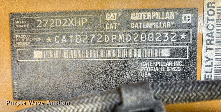image for item DJ6316 2015 Caterpillar 272D2 XHP  skid steer loader