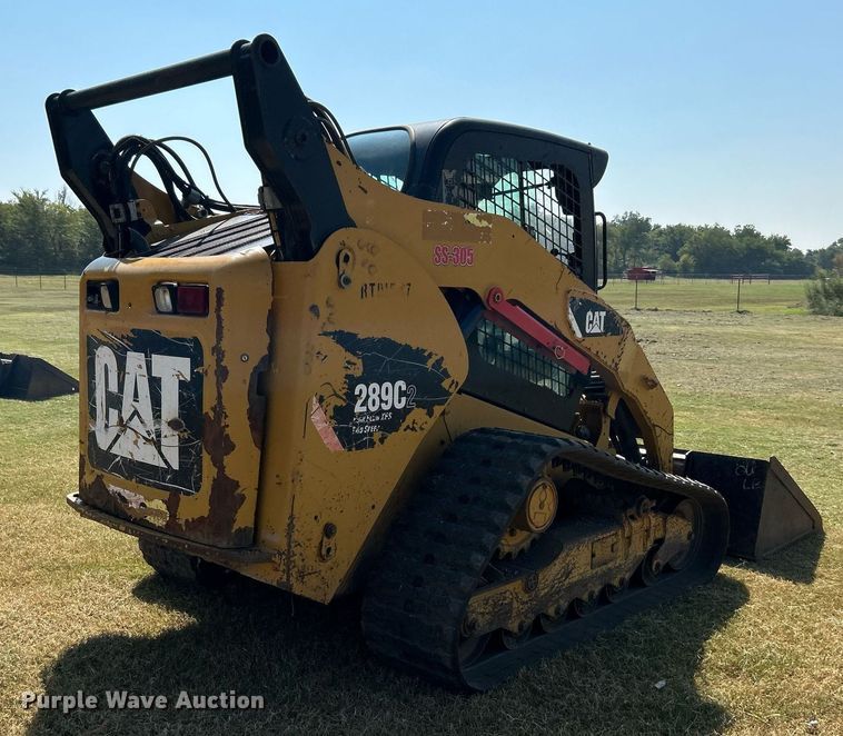 image for item DJ6317 2013 Caterpillar 289C2  tracked skid steer loader