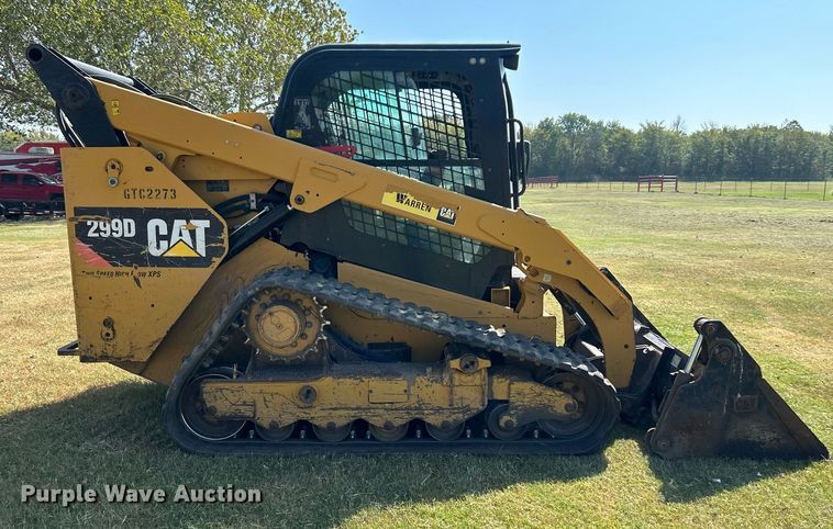 image for item DJ6318 2015 Caterpillar 299D  tracked skid steer loader