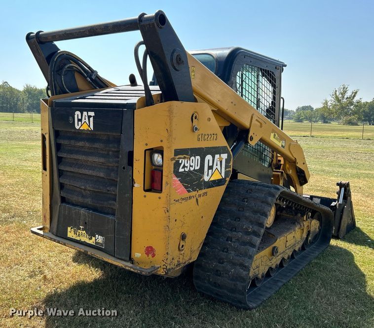 image for item DJ6318 2015 Caterpillar 299D  tracked skid steer loader