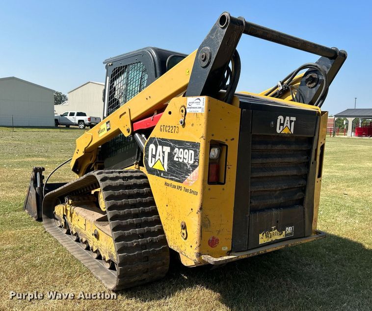 image for item DJ6318 2015 Caterpillar 299D  tracked skid steer loader