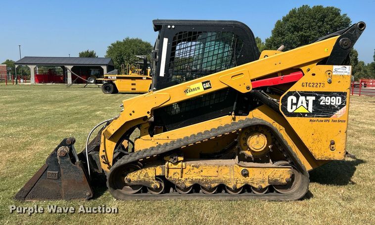 image for item DJ6318 2015 Caterpillar 299D  tracked skid steer loader