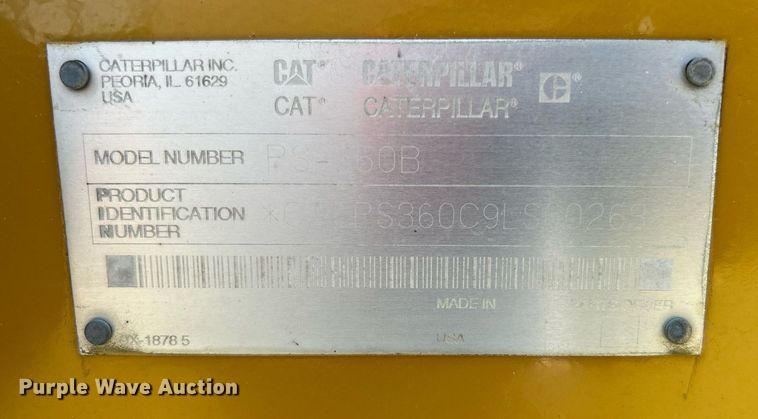 image for item DJ6320 2003 Caterpillar PS-360B  pneumatic roller