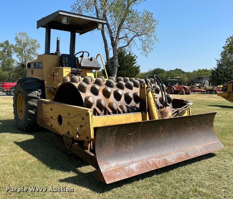 image for item DJ6321 1998 Caterpillar CP-563C  single drum roller