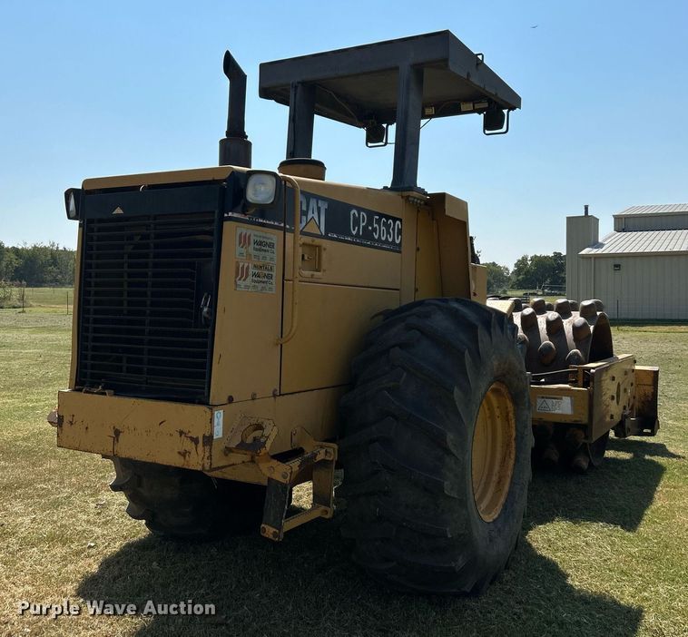 image for item DJ6321 1998 Caterpillar CP-563C  single drum roller