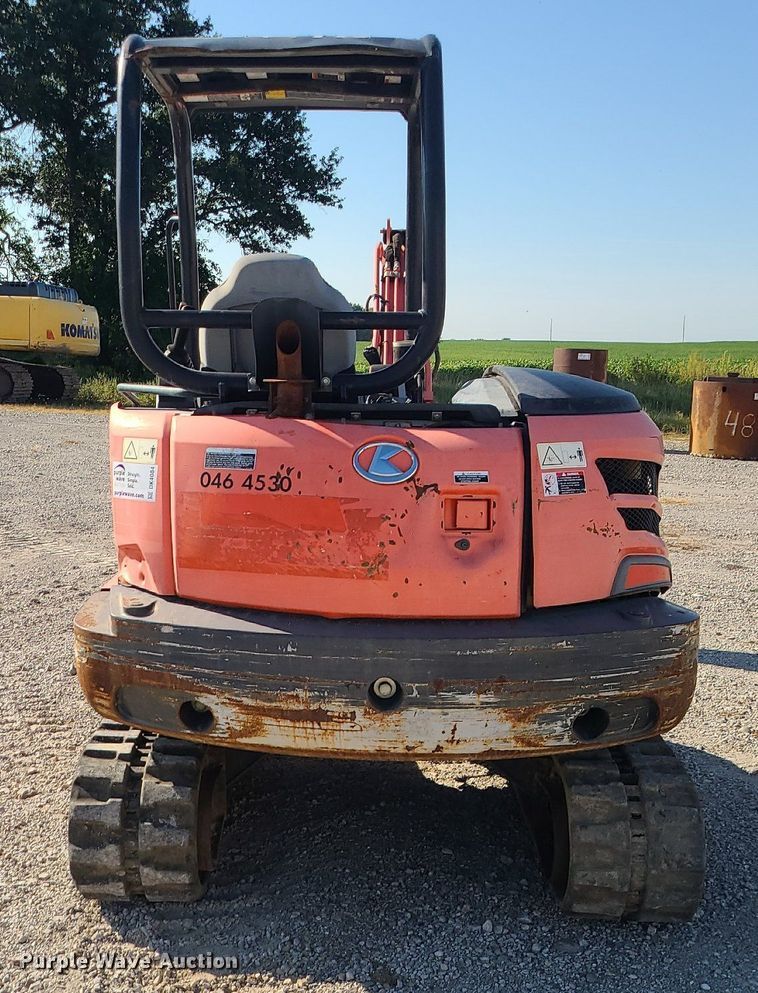 image for item DK4084 2014 Kubota KX040-4R1A  mini excavator