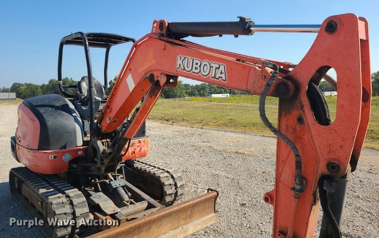 image for item DK4084 2014 Kubota KX040-4R1A  mini excavator