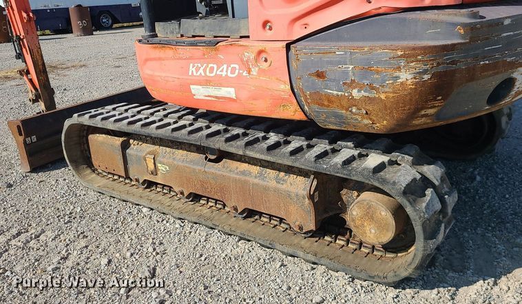 image for item DK4084 2014 Kubota KX040-4R1A  mini excavator