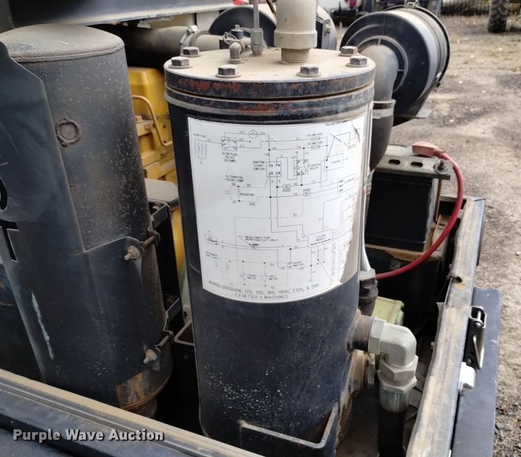 image for item DK8773 Sullair 185JD  air compressor