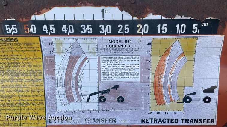 image for item DL3971 Lull 644 Highlander II  telehandler