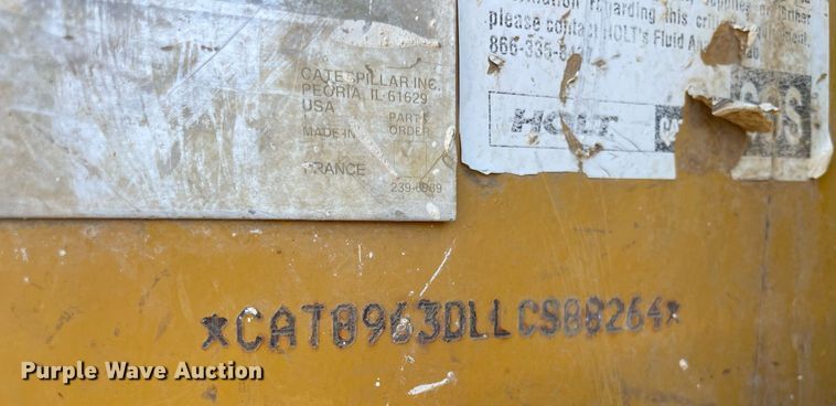 image for item DM0372 2007 Caterpillar 963D  track loader