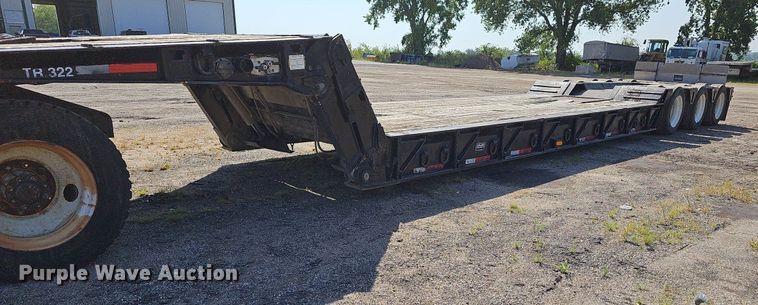 image for item DN8671 1996 Load King 403DFP  lowboy equipment trailer