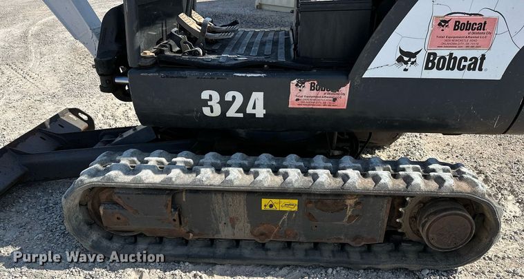 image for item DP3175 2012 Bobcat 324M  mini excavator