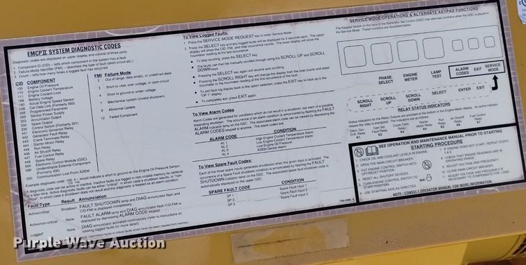 image for item DP3410 2002 Caterpillar SR4  generator
