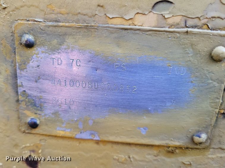 image for item DP5268 1971 International TD7C dozer