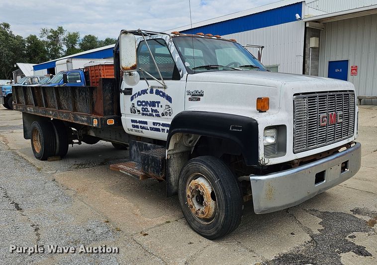image for item DQ0210 1994 GMC TopKick  dump flatbed truck