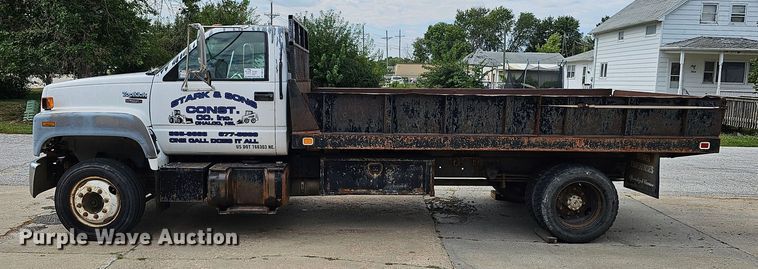 image for item DQ0210 1994 GMC TopKick  dump flatbed truck