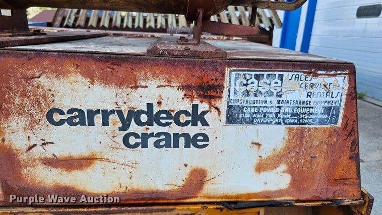 image for item DQ0214 1980 Drott 3330  crane