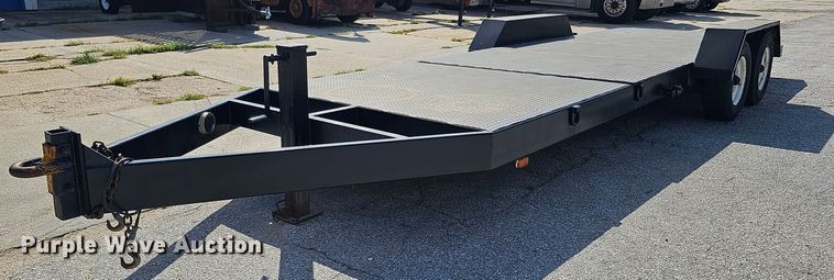 image for item DQ0228 2007 Shop built  tilt deck equipment trailer