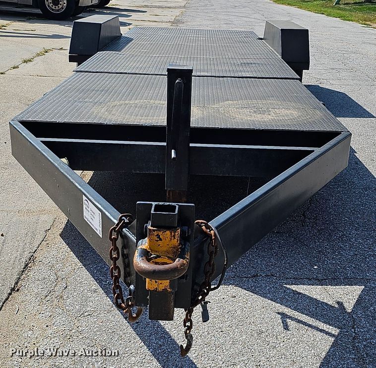 image for item DQ0228 2007 Shop built  tilt deck equipment trailer