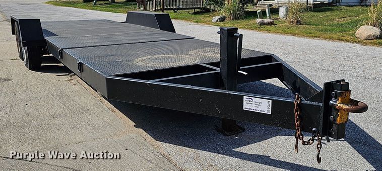 image for item DQ0228 2007 Shop built  tilt deck equipment trailer