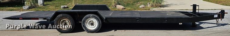 image for item DQ0228 2007 Shop built  tilt deck equipment trailer