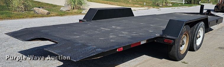 image for item DQ0228 2007 Shop built  tilt deck equipment trailer