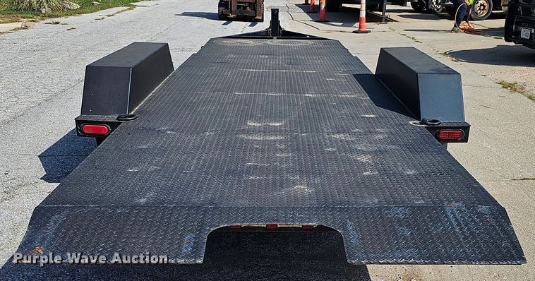 image for item DQ0228 2007 Shop built  tilt deck equipment trailer