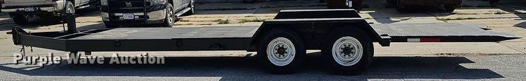 image for item DQ0228 2007 Shop built  tilt deck equipment trailer