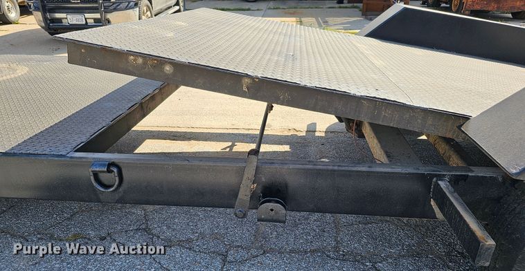 image for item DQ0228 2007 Shop built  tilt deck equipment trailer