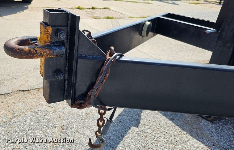 image for item DQ0228 2007 Shop built  tilt deck equipment trailer