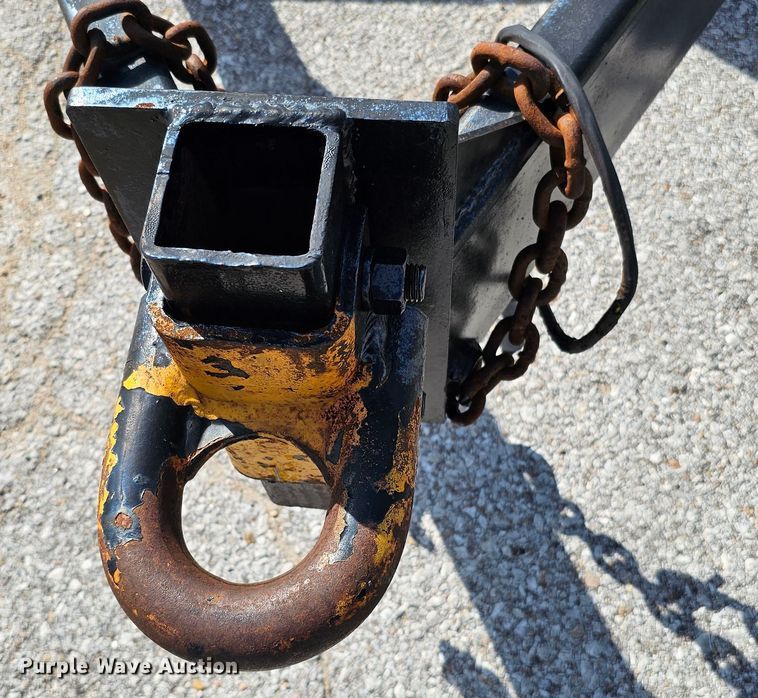 image for item DQ0228 2007 Shop built  tilt deck equipment trailer