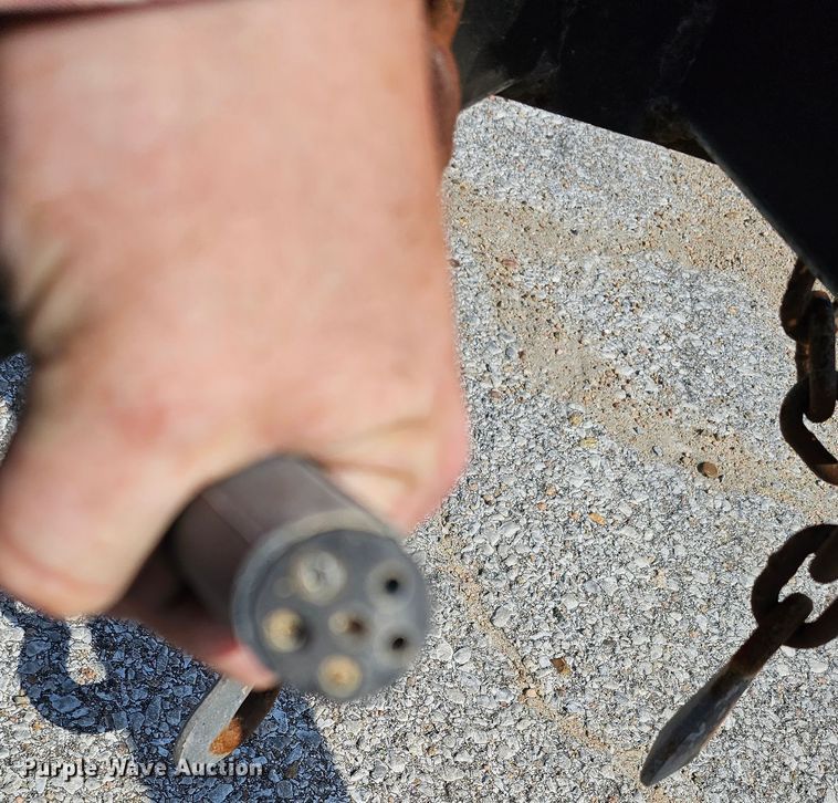 image for item DQ0228 2007 Shop built  tilt deck equipment trailer