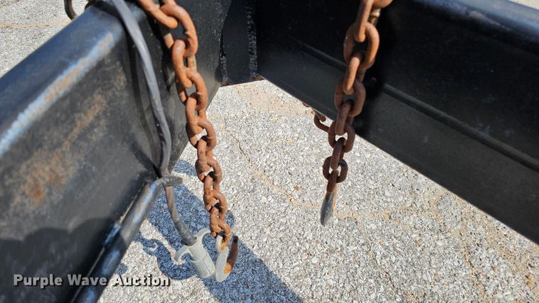 image for item DQ0228 2007 Shop built  tilt deck equipment trailer