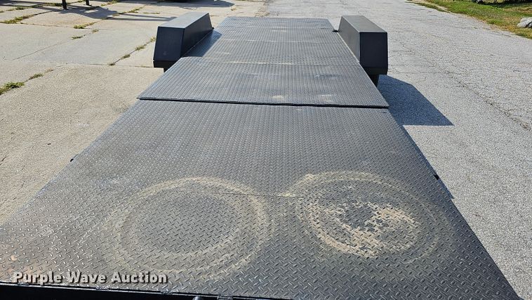 image for item DQ0228 2007 Shop built  tilt deck equipment trailer