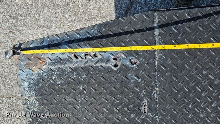 image for item DQ0228 2007 Shop built  tilt deck equipment trailer