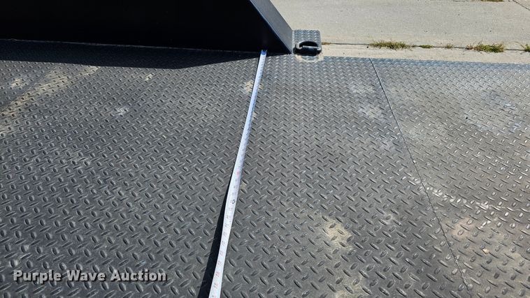 image for item DQ0228 2007 Shop built  tilt deck equipment trailer