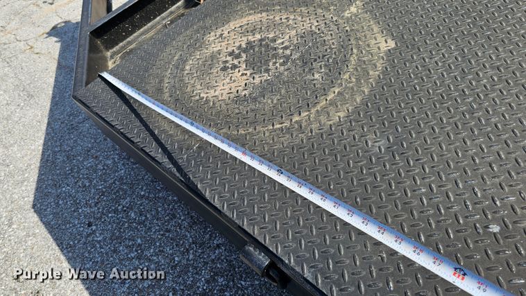 image for item DQ0228 2007 Shop built  tilt deck equipment trailer