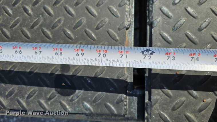 image for item DQ0228 2007 Shop built  tilt deck equipment trailer