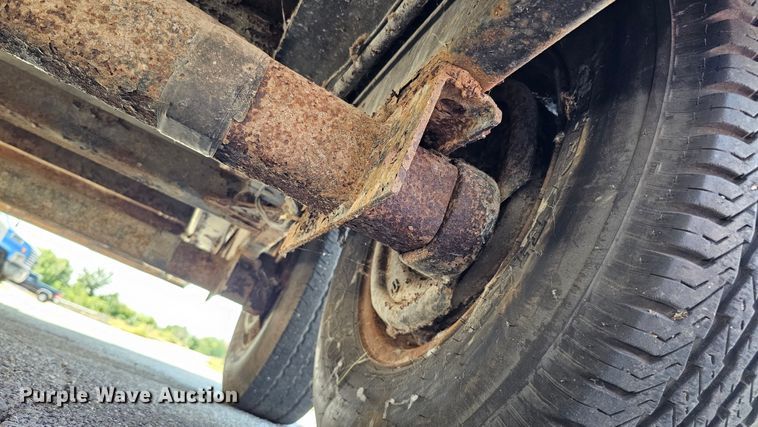 image for item DQ0228 2007 Shop built  tilt deck equipment trailer