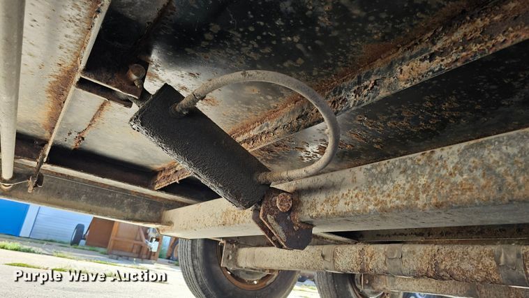 image for item DQ0228 2007 Shop built  tilt deck equipment trailer