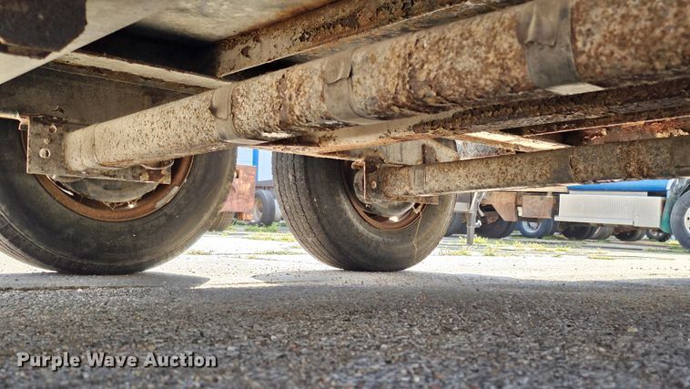 image for item DQ0228 2007 Shop built  tilt deck equipment trailer