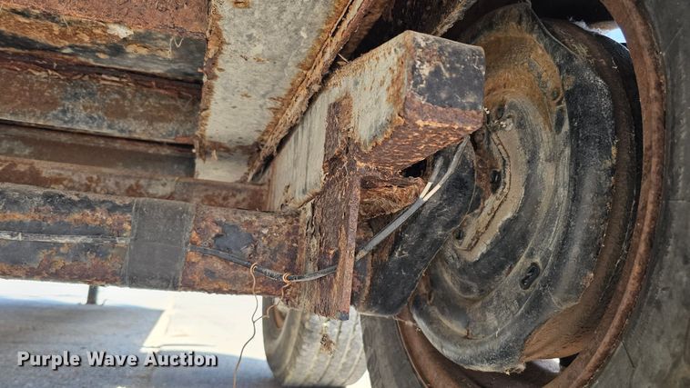 image for item DQ0228 2007 Shop built  tilt deck equipment trailer