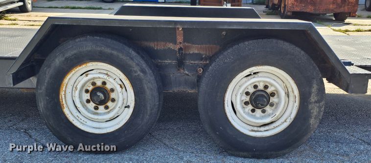 image for item DQ0228 2007 Shop built  tilt deck equipment trailer