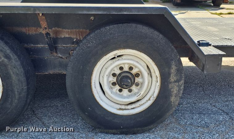 image for item DQ0228 2007 Shop built  tilt deck equipment trailer